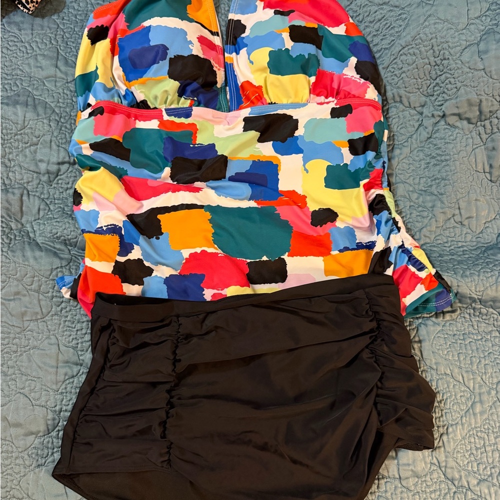 Colorful Abstract Women's tankini